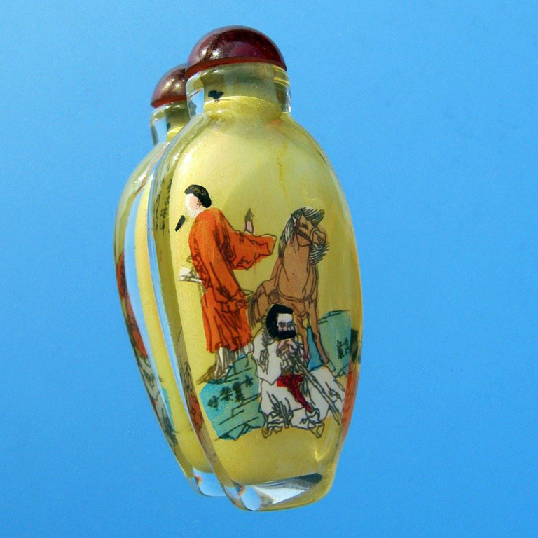 Tabatière chinoise en verre