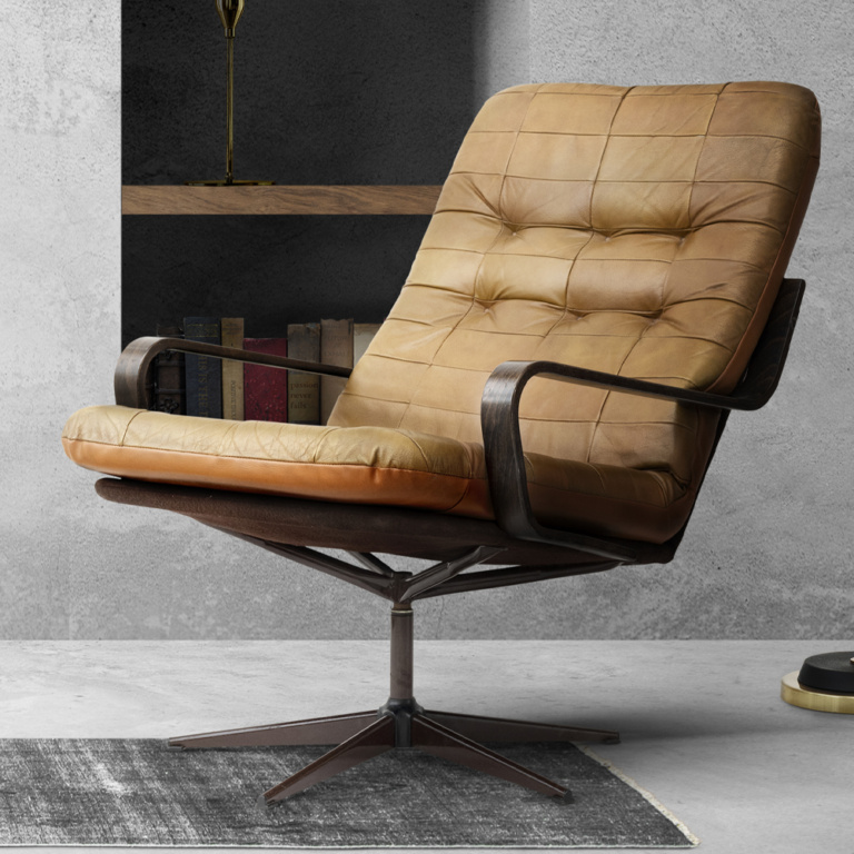 Fauteuil cuir